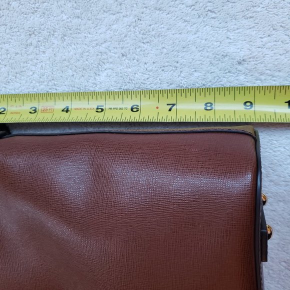 Dooney & Bourke Amber Colored Saffiano Zip Crossbody LIKE NEW - Picture 14 of 16